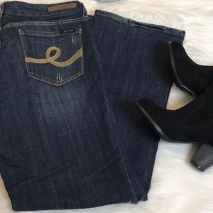 Re-posh: size 12 jeans fits like 14